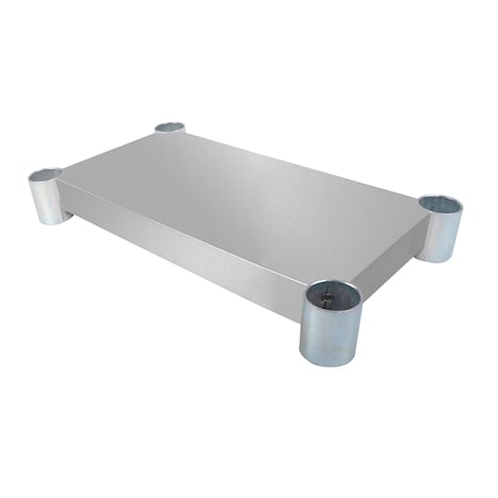 Bk Resources Stainless Steel Work Table Adjustable Undershelf, 60"W X 36"D SVTS-6036